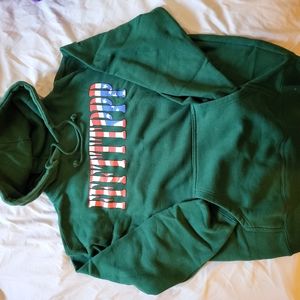 FTP - American Flag Hoodie [Green, Size M]